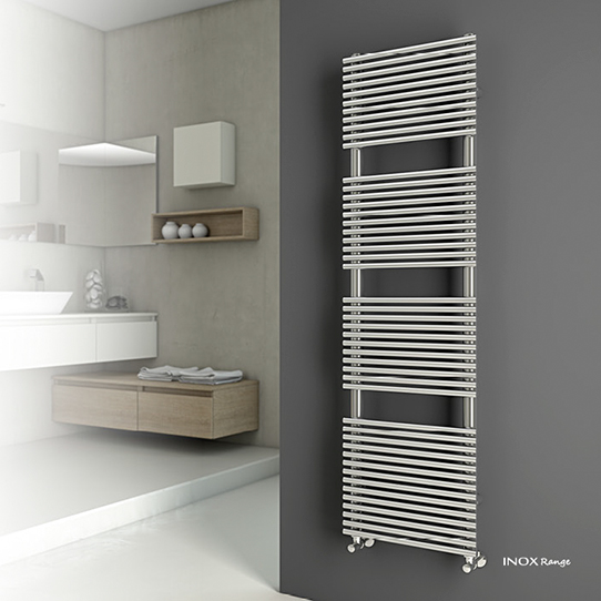 Cordivari - termosifone radiatore in acciaio inox elen satinato