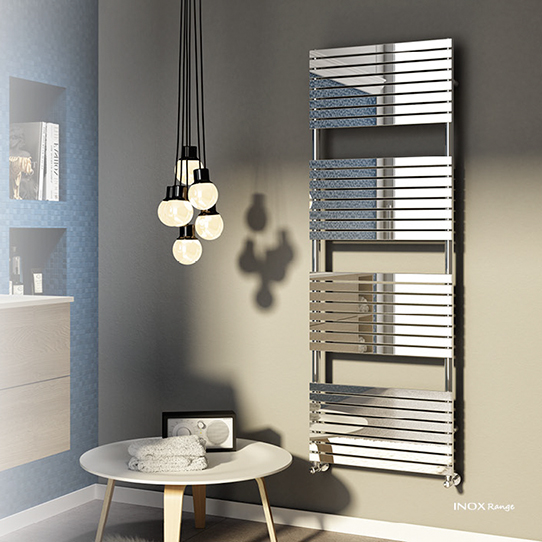 Cordivari - termosifone radiatore in acciaio inox stefania lucido